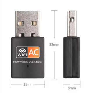El adaptador WiFi USB 2.0 de 600 Mbps ofrece una conexión inalámbrica rápida, estable y confiable para tu ordenador de escritori
