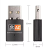 El adaptador WiFi USB 2.0 de 600 Mbps ofrece una conexión inalámbrica rápida, estable y confiable para tu ordenador de escritori